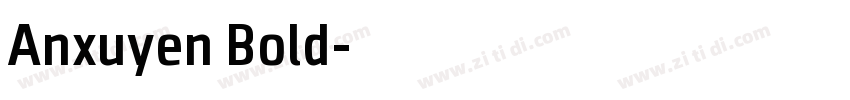 Anxuyen Bold字体转换